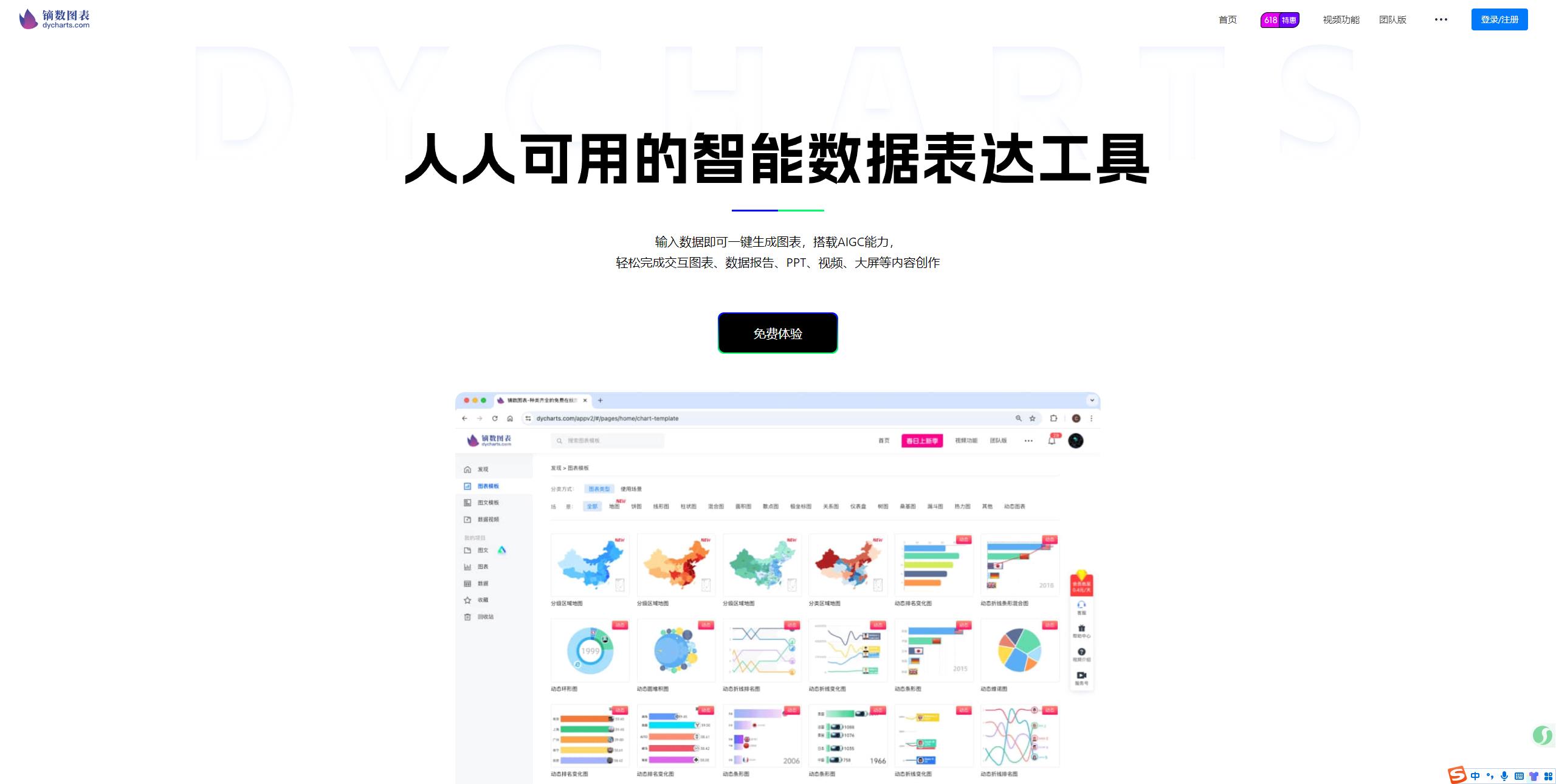 镝数图表